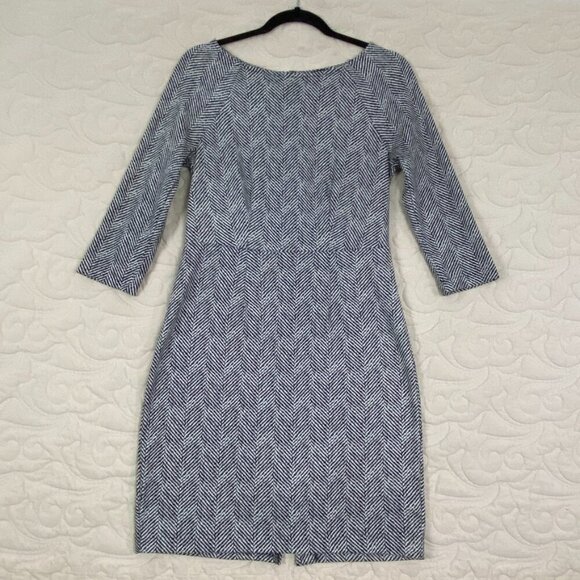 The Limited Mini Dress Office Wear Size 4 Herringbone Gray - Picture 1 of 11